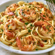 30 Minute Shrimp Pasta with Garlic