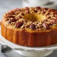 Butter Pecan Cake Recipe for 12 Servings