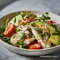 Chicken and Avocado Salad: Zesty and Creamy
