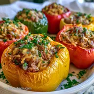 Classic Beef Stuffed Peppers: Hearty and Savory
