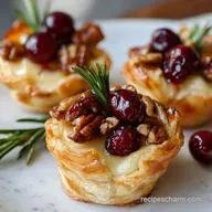 Cranberry Brie Bites: Shatter-Crisp and Molten