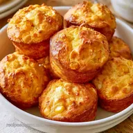 Creamed Corn Cornbread Muffins: Custardy Center