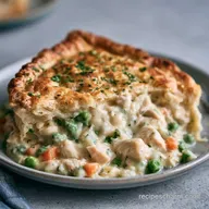 Easy Homemade Chicken Pot Pie: Golden and Flaky
