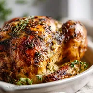Wild Turkey Recipe with Garlic and Herbs: Roasted