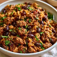Beef Burrito Bowl in 30 Minutes