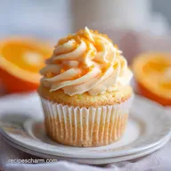 Orange Cupcake with Orange Cream Cheese Frosting in 35 Minutes