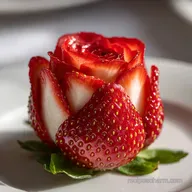 Strawberry Rose Recipe in 10 Minutes