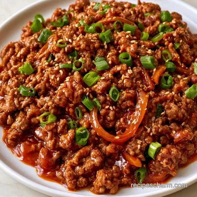 3 Ingredient Korean Ground Beef for 4