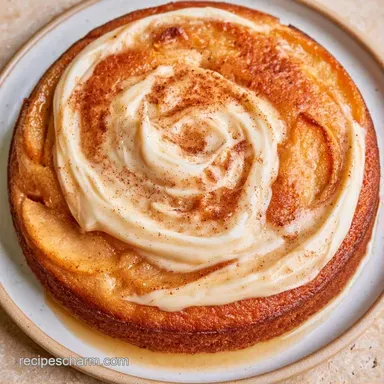 Apple Cinnamon Birthday Cake with Oil Recipe Card