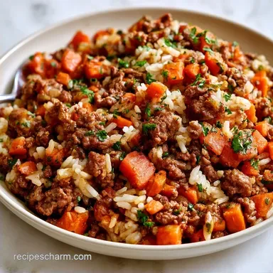 One-Pot Beef Rice Casserole