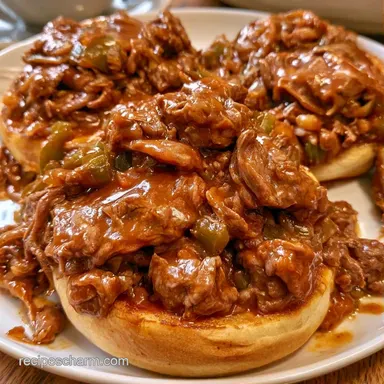 Beef Sloppy Joes in 35 Minutes Recipe Card