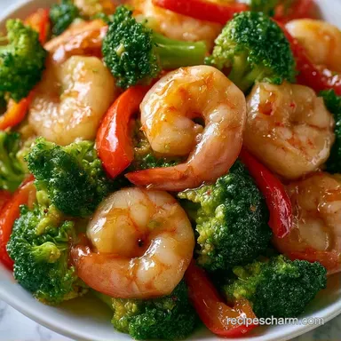 Best Shrimp Stir Fry for 4 Servings Recipe Card