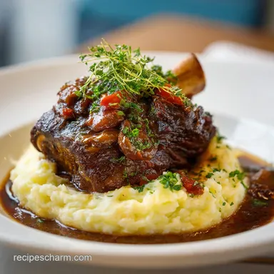 Braised Lamb Shank for 4 Servings