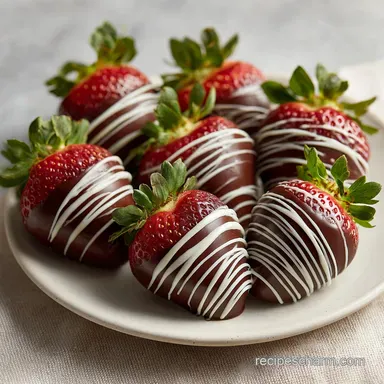 Chocolate Covered Strawberries for 6 Servings