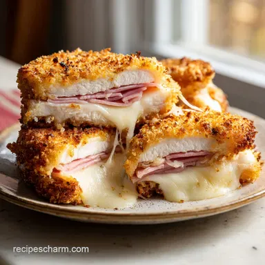 Classic Chicken Cordon Bleu: Crispy Recipe Card