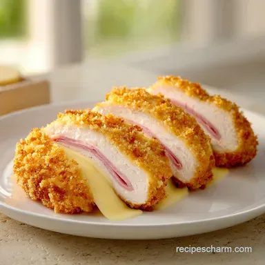 Classic Chicken Cordon Bleu: Crispy