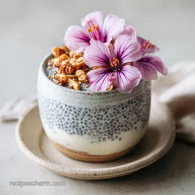 Chia Pudding Recipe Coconut Milk for 2 Servings Recipe Card