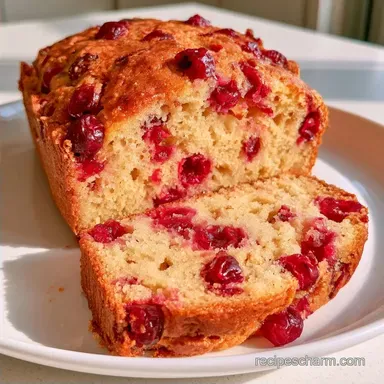 Cranberry Birthday Cake with Orange Zest