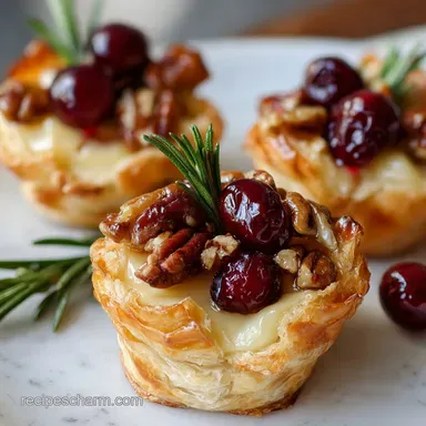 Cranberry Brie Bites Recipe in 25 Minutes