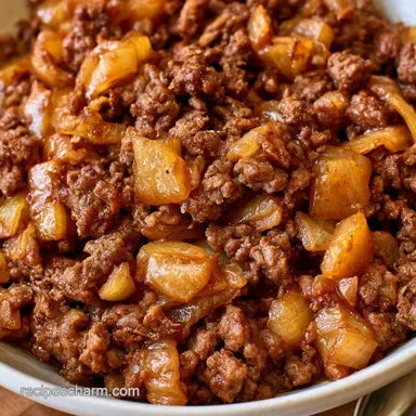 Easy Ground Beef OnePot in 40 Minutes Recipe Card