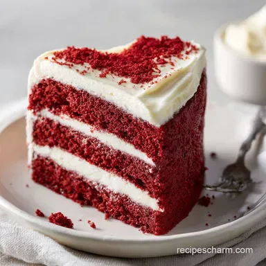 Easy Valentines Heart Red Velvet Cake: Silky Finish