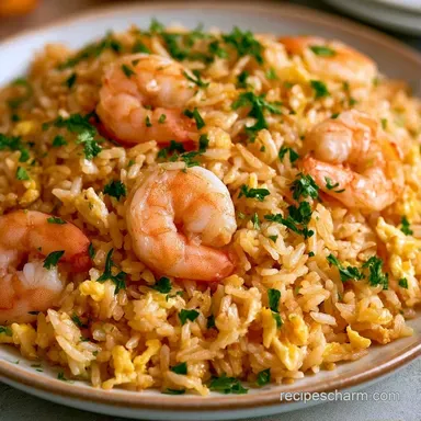 Shrimp Fried Rice in 30 Minutes Recipe Card