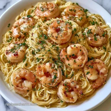 Easy Shrimp Scampi Pasta in 20 Minutes Recipe Card
