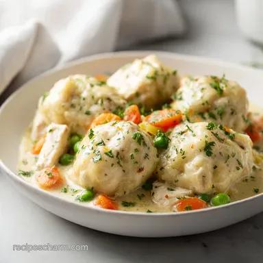 Easy Slow Cooker Chicken Dumplings: 6h 15m