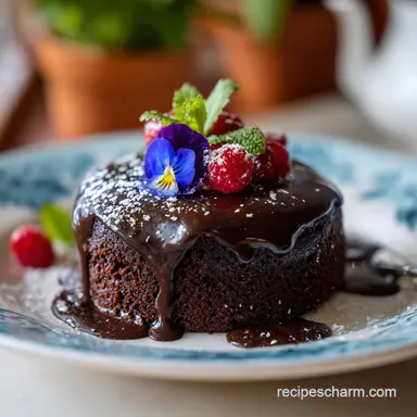 Decadent Chocolate Fudge Cake Recipe for 12