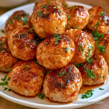 Turkey Meatballs with Cottage Cheese Recipe Card