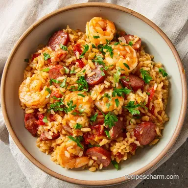 Jambalaya Recipe to Make for Fat Tuesday in 45 Min Recipe Card