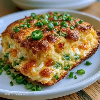 Jiffy Mexican Cornbread Recipe with Cheese Recipe Card