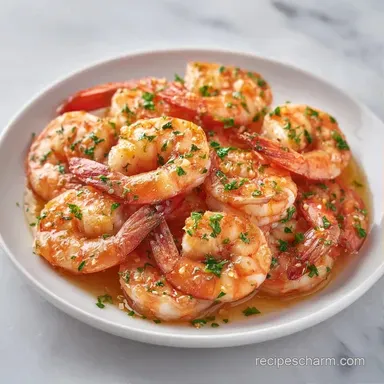 Juicy Saut&eacute;ed Garlic Shrimp: 10 Minutes Recipe Card