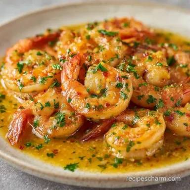 15-Minute Shrimp Scampi Recipe Card