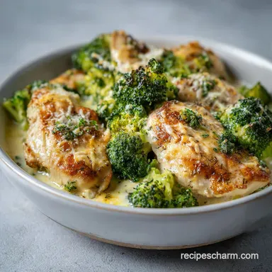 Low Carb Chicken Broccoli Skillet with Garlic (25 Min)