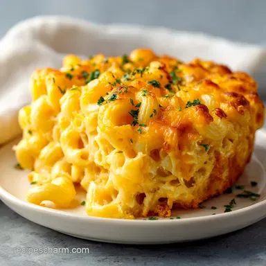Mac and Cheese Meatloaf Casserole: 8 Servings of Baked Comfort