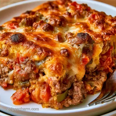 Mexican Cornbread Ground Beef in 40 Min