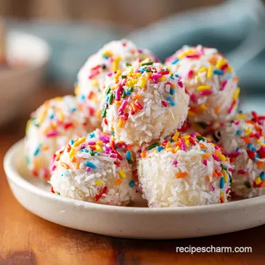 Easy No-Bake Coconut Ball Recipe with Condensed Milk