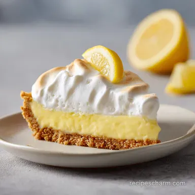 No Bake Sugar Free Lemon Pie in 20 Minutes Recipe Card