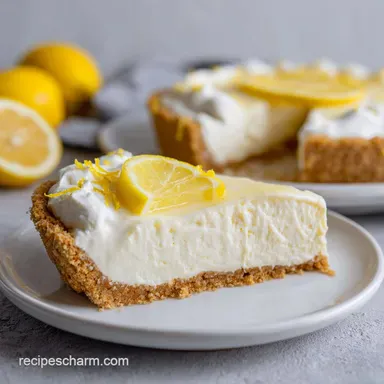 No Bake Sugar Free Lemon Pie in 20 Minutes