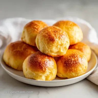 Mommas Easy No Yeast Dinner Roll Recipe with Butter in 25 Minutes