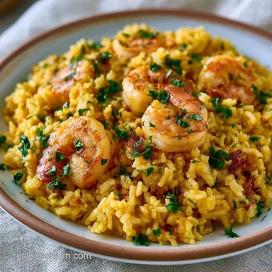 One-Pot Shrimp Rice: Tender Recipe Card