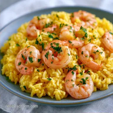 One-Pot Shrimp Rice: Tender