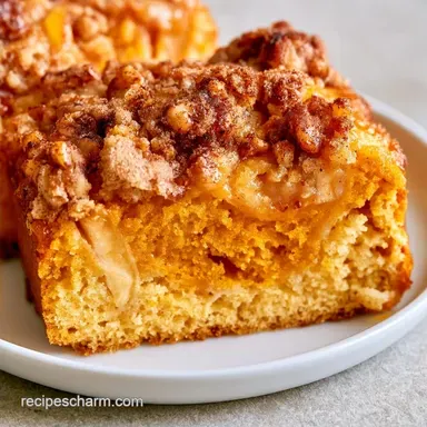 Pumpkin Apple Cake for 12 Servings