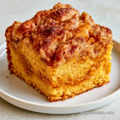 Pumpkin Crumb Cake with Sour Cream