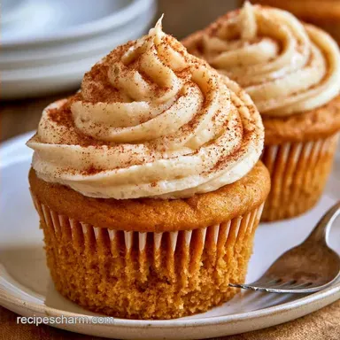 Pumpkin Ginger Cupcakes in 35 Minutes