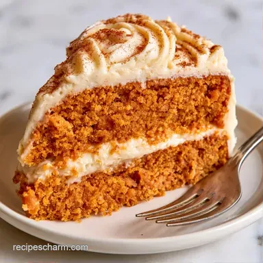 Pumpkin Spice Birthday Cake for 12 Recipe Card