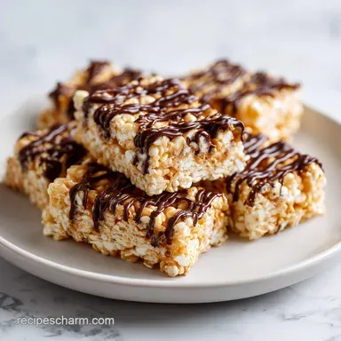 Reese's Stuffed Krispies in 45 Minutes Recipe Card
