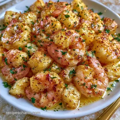 Shrimp Potato Skillet for 4 Servings