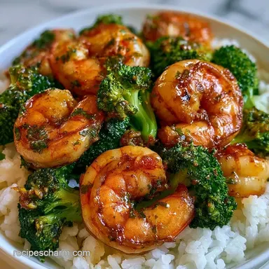 Shrimp Rice Bowl in 30 Minutes Recipe Card